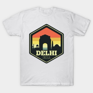 Delhi India Skyline T-Shirt